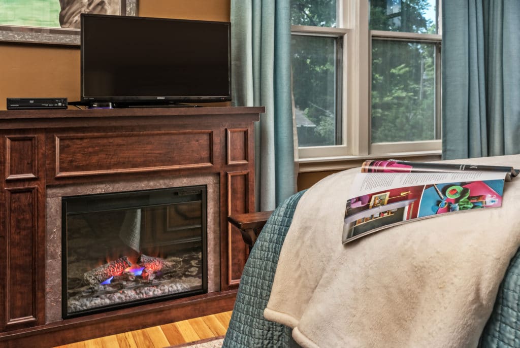 After dining out at the best Kansas City Restaurants, return to this comfortable and romantic guest room at our Missouri Bed and Breakfast