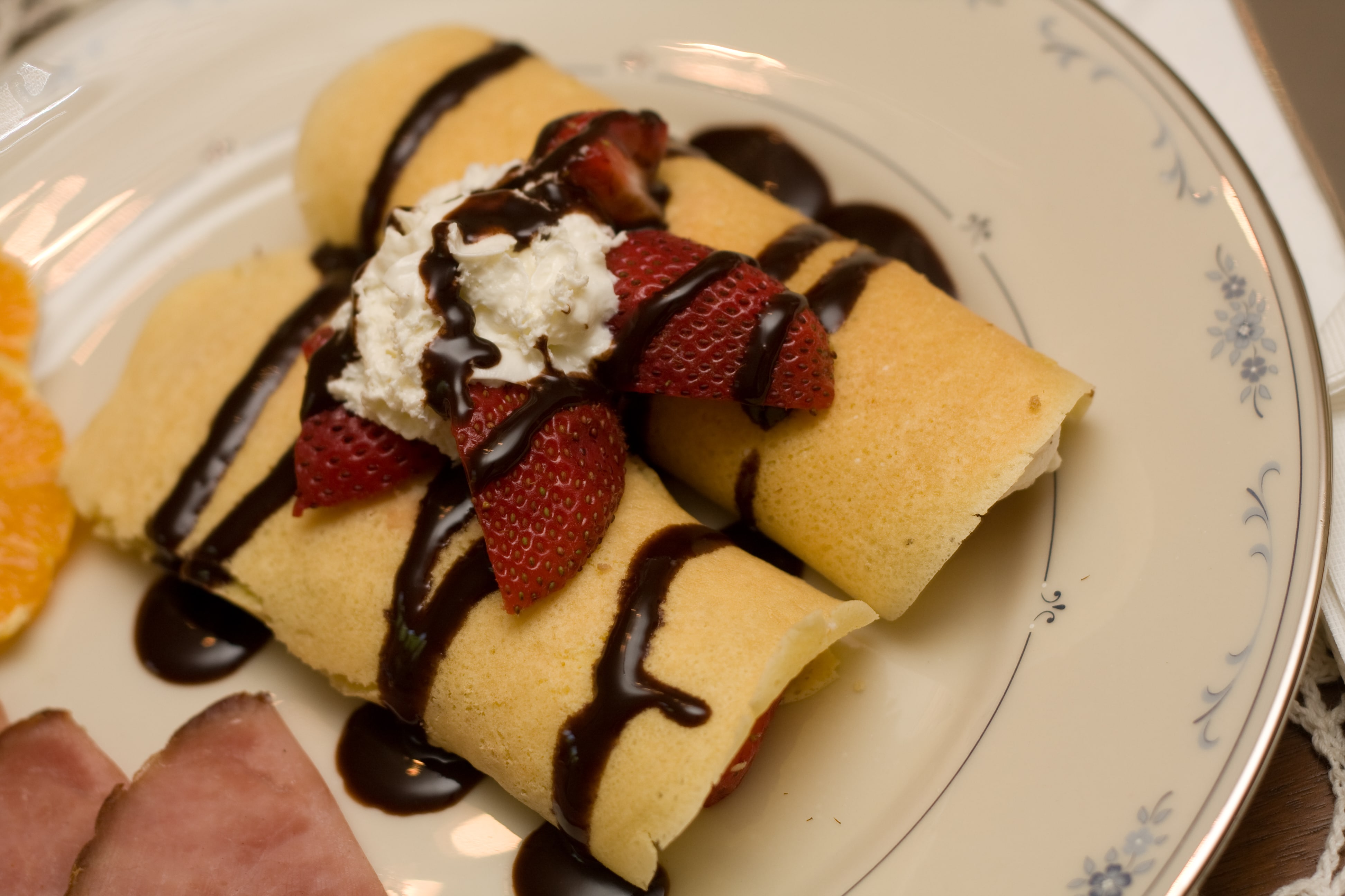 Delicious Crepes for Breakfast!